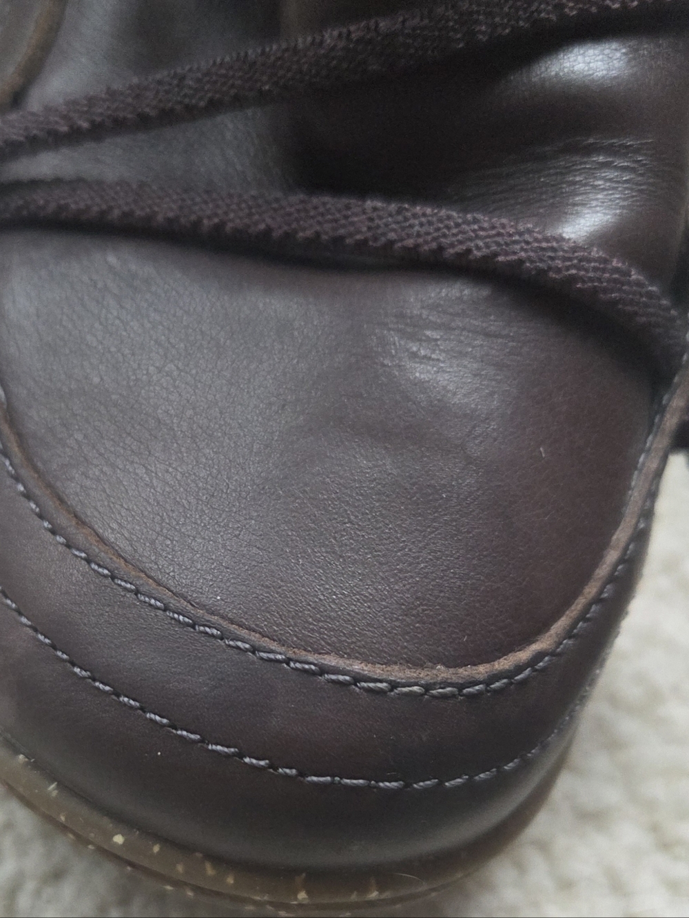 Camper Brown Leather Waterproof Peu Nara Elastic Ankle Boots Size 37 (US 7) - Picture 7 of 12